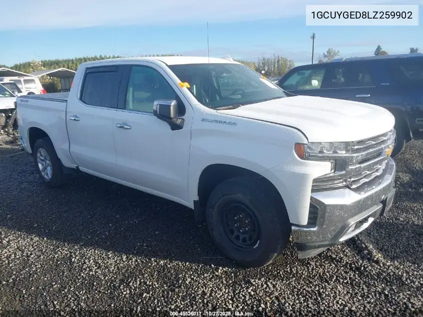 1GCUYGED8LZ259902 2020 Chevrolet Silverado 1500 4Wd Short Bed Ltz
