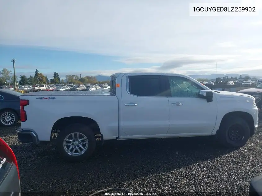 1GCUYGED8LZ259902 2020 Chevrolet Silverado 1500 4Wd Short Bed Ltz