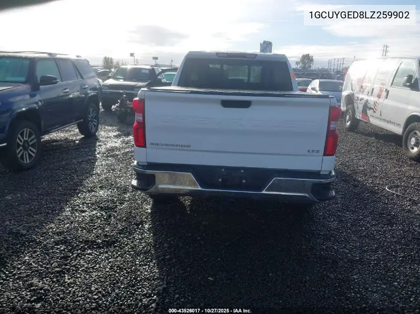 1GCUYGED8LZ259902 2020 Chevrolet Silverado 1500 4Wd Short Bed Ltz