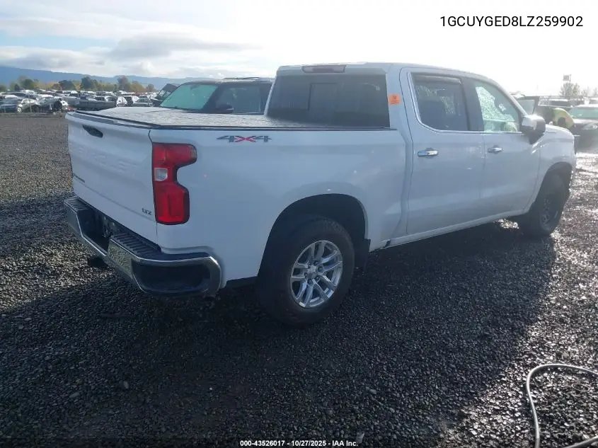 1GCUYGED8LZ259902 2020 Chevrolet Silverado 1500 4Wd Short Bed Ltz