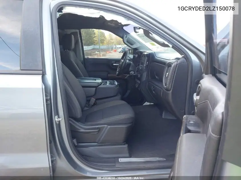 1GCRYDED2LZ150078 2020 Chevrolet Silverado 1500 4Wd Standard Bed Lt