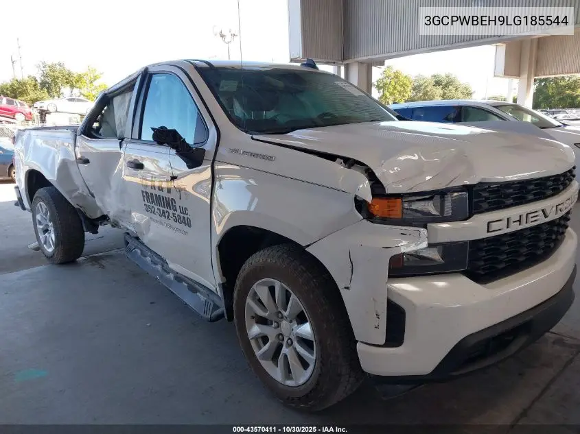 3GCPWBEH9LG185544 2020 Chevrolet Silverado 1500 2Wd Short Bed Custom