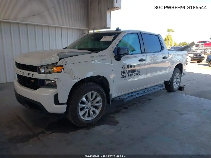 3GCPWBEH9LG185544 2020 Chevrolet Silverado 1500 2Wd Short Bed Custom