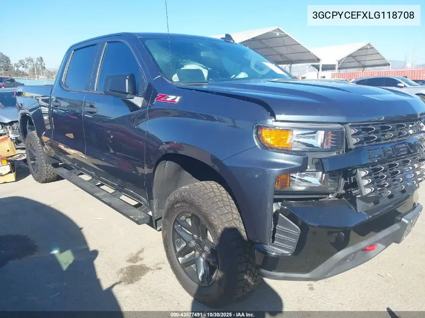 3GCPYCEFXLG118708 2020 Chevrolet Silverado 1500 4Wd Standard Bed Custom Trail Boss