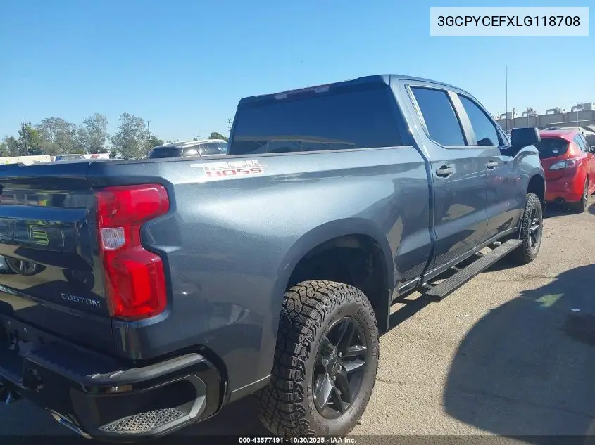 3GCPYCEFXLG118708 2020 Chevrolet Silverado 1500 4Wd Standard Bed Custom Trail Boss