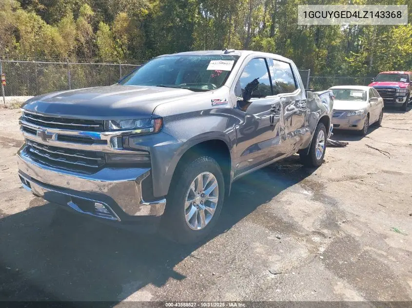 1GCUYGED4LZ143368 2020 Chevrolet Silverado 1500 4Wd Short Bed Ltz