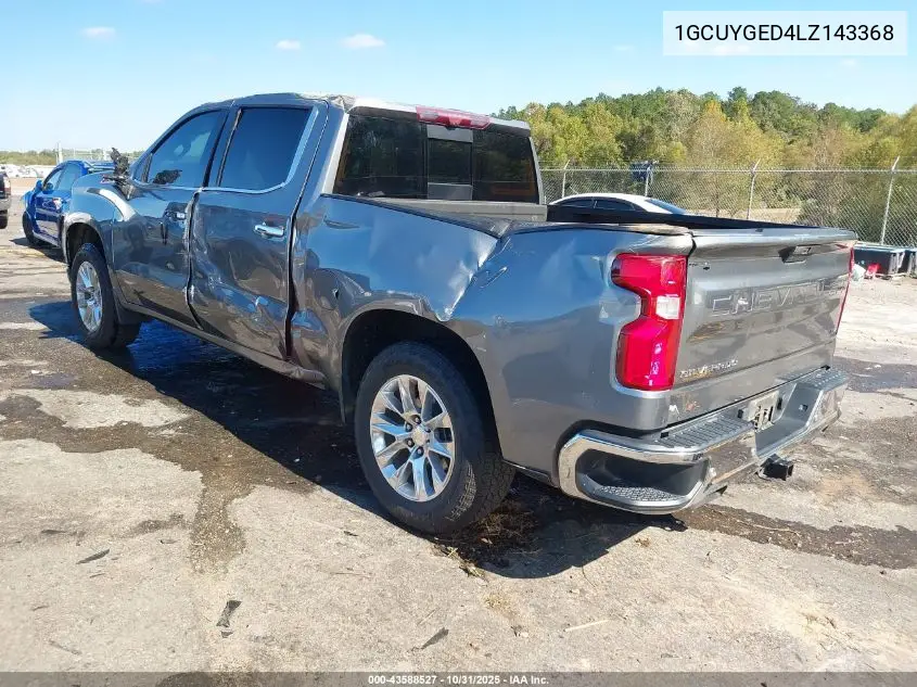 1GCUYGED4LZ143368 2020 Chevrolet Silverado 1500 4Wd Short Bed Ltz