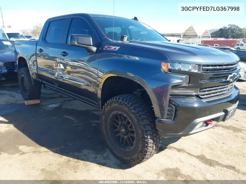 3GCPYFED7LG367998 2020 Chevrolet Silverado 1500 4Wd Short Bed Lt Trail Boss