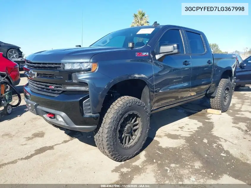 3GCPYFED7LG367998 2020 Chevrolet Silverado 1500 4Wd Short Bed Lt Trail Boss