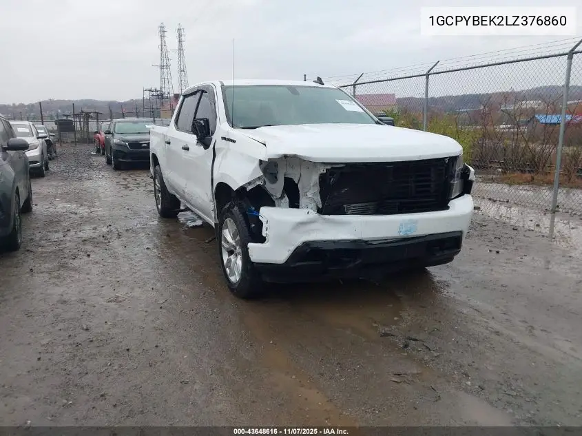 1GCPYBEK2LZ376860 2020 Chevrolet Silverado 1500 4Wd Short Bed Custom