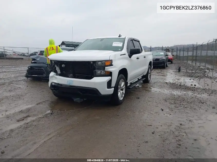 1GCPYBEK2LZ376860 2020 Chevrolet Silverado 1500 4Wd Short Bed Custom