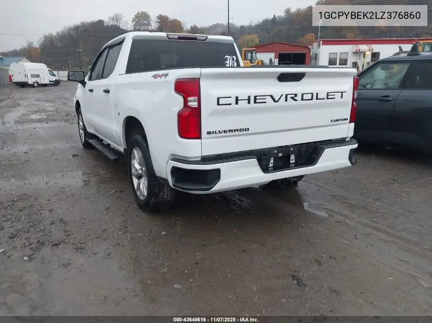 1GCPYBEK2LZ376860 2020 Chevrolet Silverado 1500 4Wd Short Bed Custom