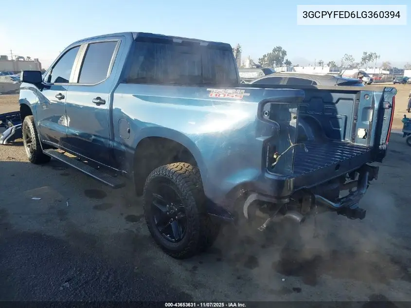 3GCPYFED6LG360394 2020 Chevrolet Silverado 1500 4Wd Short Bed Lt Trail Boss