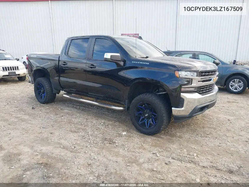 1GCPYDEK3LZ167509 2020 Chevrolet Silverado 1500 4Wd Short Bed Lt/4Wd Standard Bed Lt