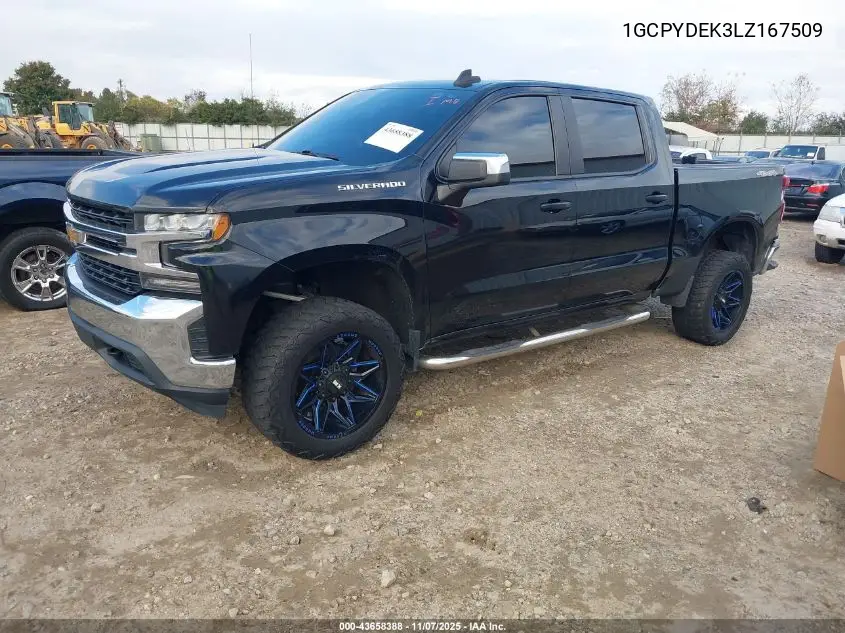 1GCPYDEK3LZ167509 2020 Chevrolet Silverado 1500 4Wd Short Bed Lt/4Wd Standard Bed Lt