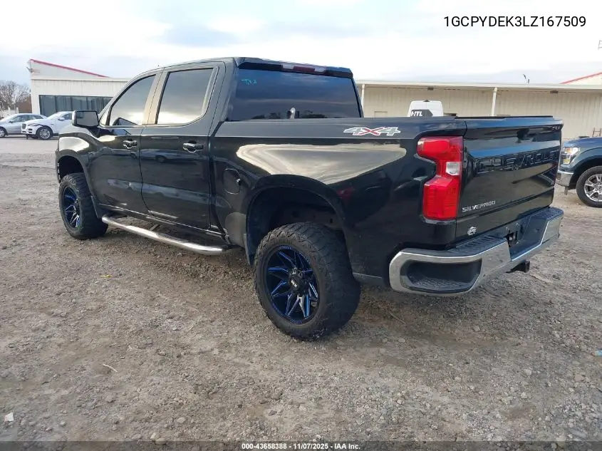 1GCPYDEK3LZ167509 2020 Chevrolet Silverado 1500 4Wd Short Bed Lt/4Wd Standard Bed Lt