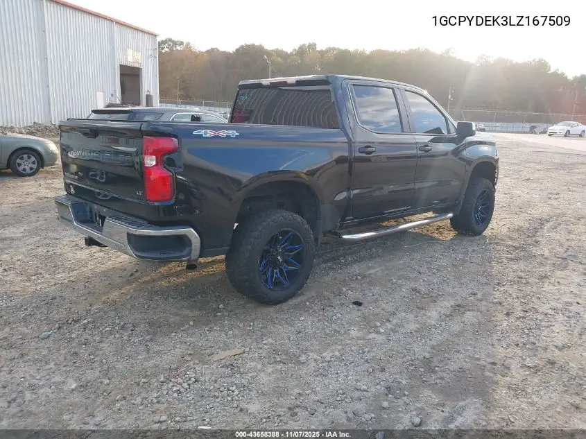 1GCPYDEK3LZ167509 2020 Chevrolet Silverado 1500 4Wd Short Bed Lt/4Wd Standard Bed Lt