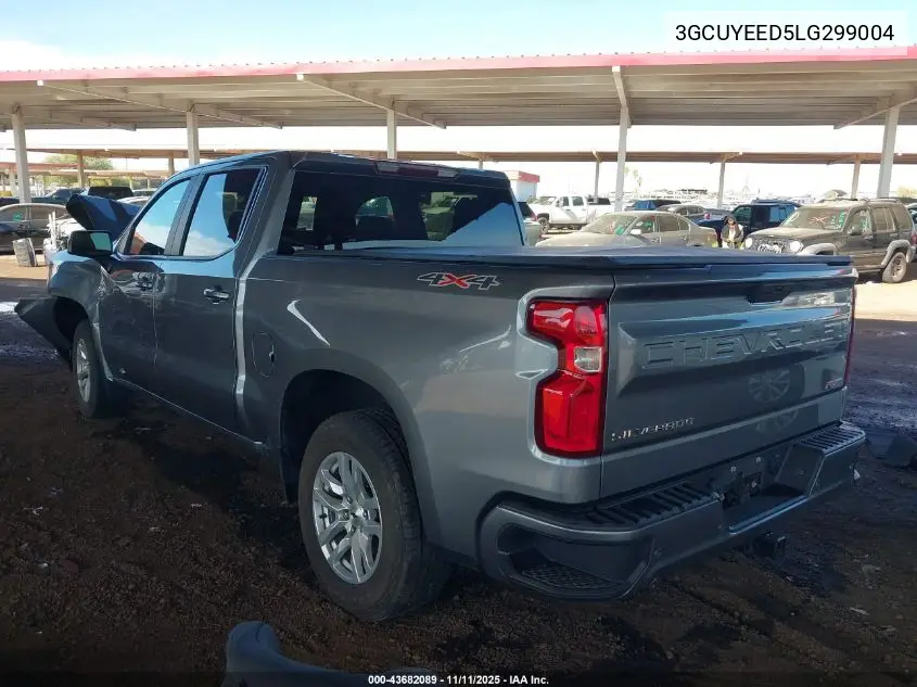 3GCUYEED5LG299004 2020 Chevrolet Silverado 1500 4Wd Short Bed Rst