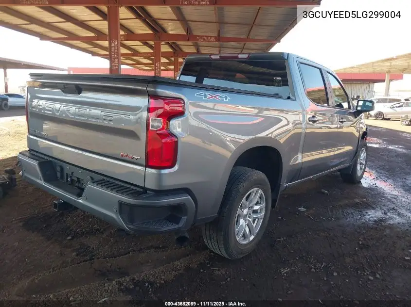 3GCUYEED5LG299004 2020 Chevrolet Silverado 1500 4Wd Short Bed Rst
