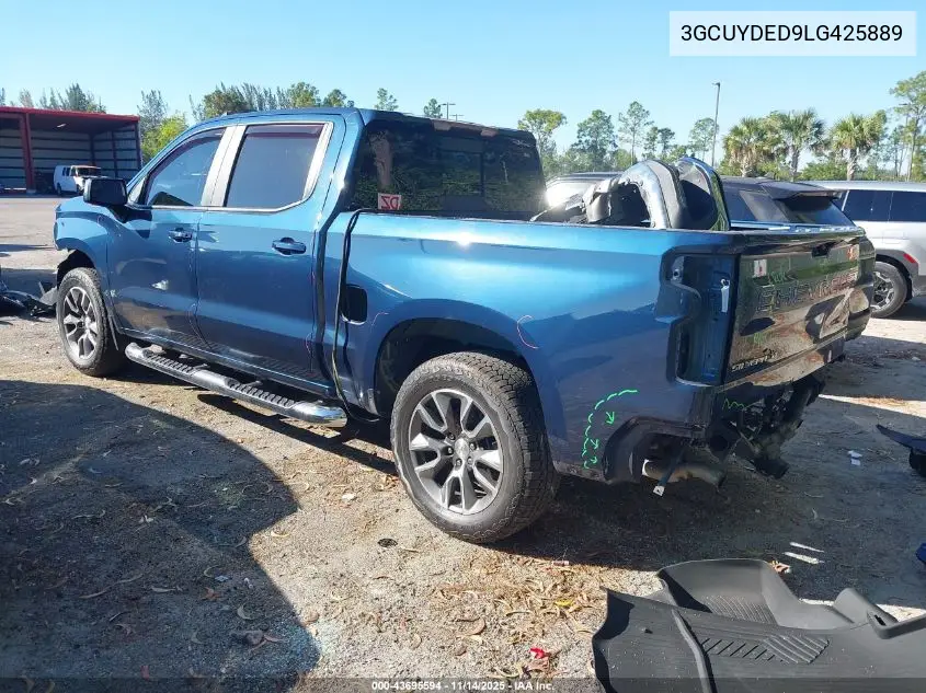 3GCUYDED9LG425889 2020 Chevrolet Silverado 1500 4Wd Short Bed Lt