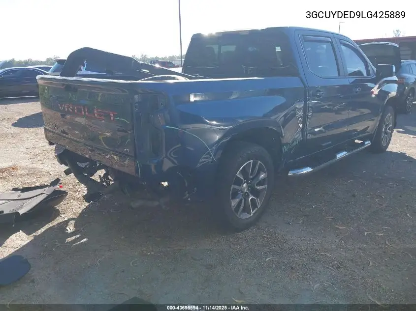 3GCUYDED9LG425889 2020 Chevrolet Silverado 1500 4Wd Short Bed Lt