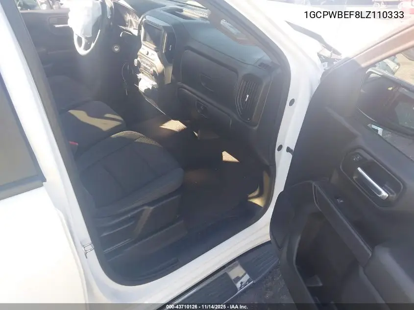 1GCPWBEF8LZ110333 2020 Chevrolet Silverado 1500 2Wd Short Bed Custom
