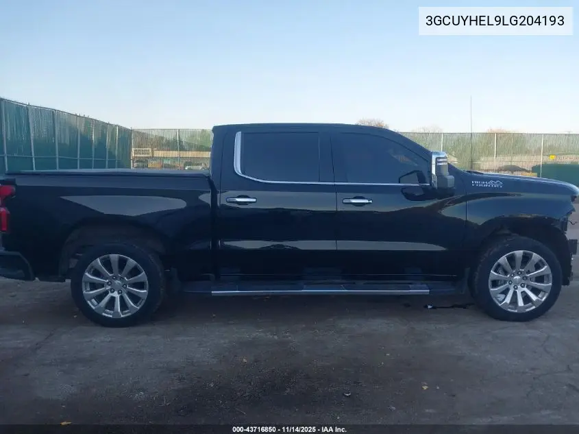 3GCUYHEL9LG204193 2020 Chevrolet Silverado 1500 4Wd Short Bed High Country