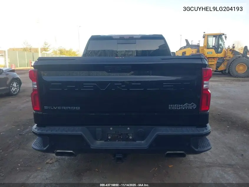 3GCUYHEL9LG204193 2020 Chevrolet Silverado 1500 4Wd Short Bed High Country