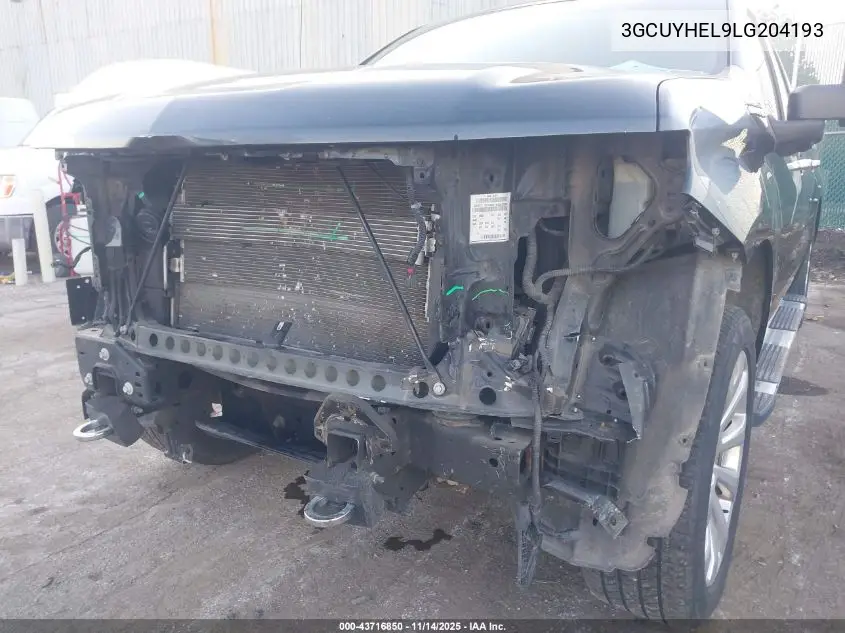3GCUYHEL9LG204193 2020 Chevrolet Silverado 1500 4Wd Short Bed High Country