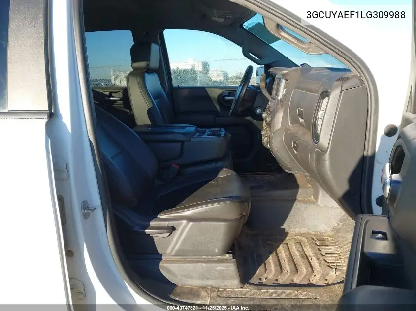 3GCUYAEF1LG309988 2020 Chevrolet Silverado 1500 4Wd Short Bed Wt