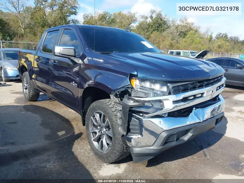 3GCPWCED7LG321978 2020 Chevrolet Silverado 1500 2Wd Short Bed Lt
