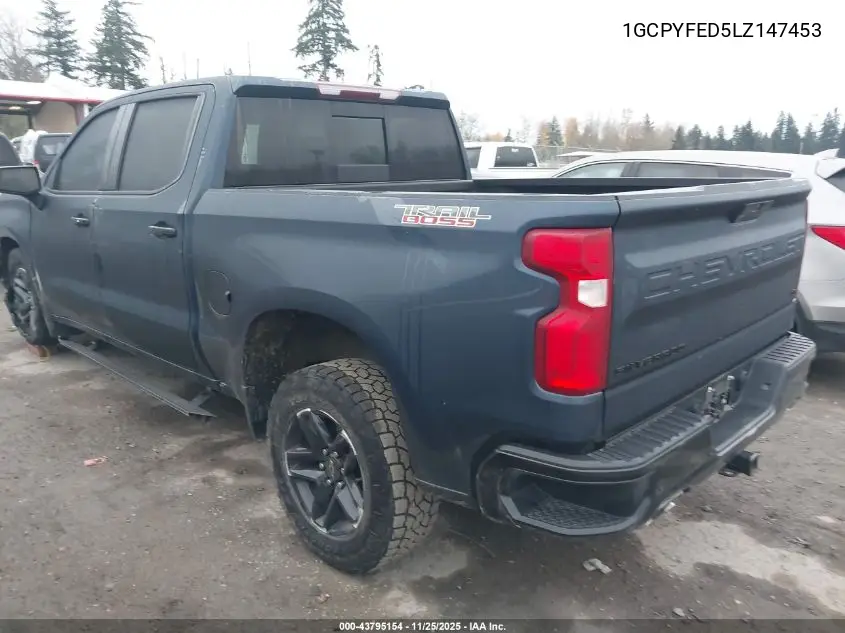 1GCPYFED5LZ147453 2020 Chevrolet Silverado 1500 4Wd Short Bed Lt Trail Boss