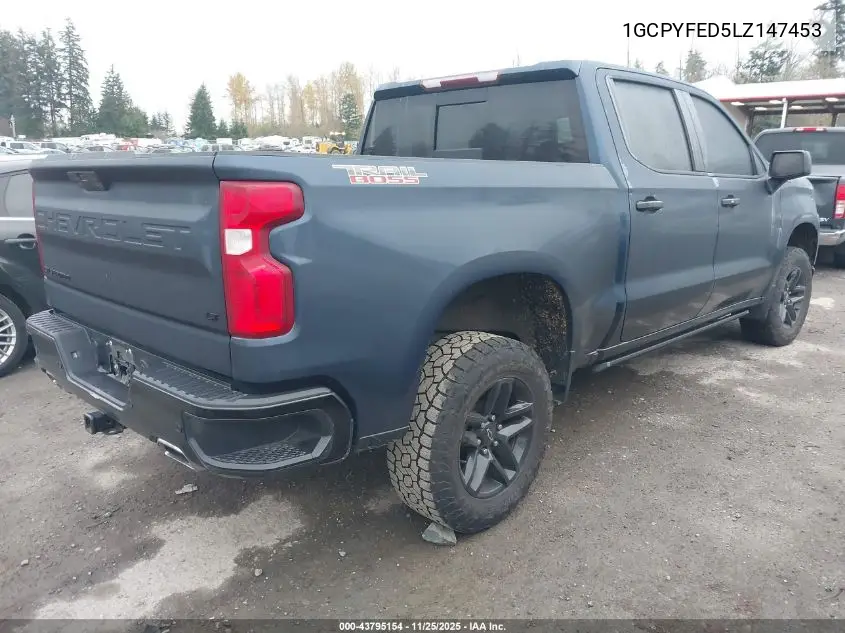 1GCPYFED5LZ147453 2020 Chevrolet Silverado 1500 4Wd Short Bed Lt Trail Boss