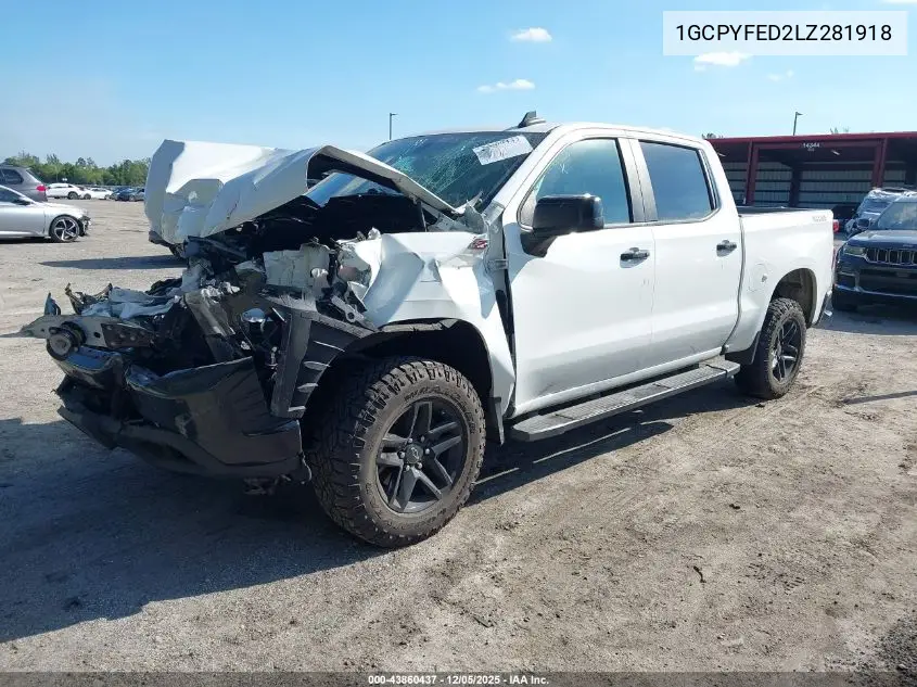 1GCPYFED2LZ281918 2020 Chevrolet Silverado 1500 4Wd Short Bed Lt Trail Boss