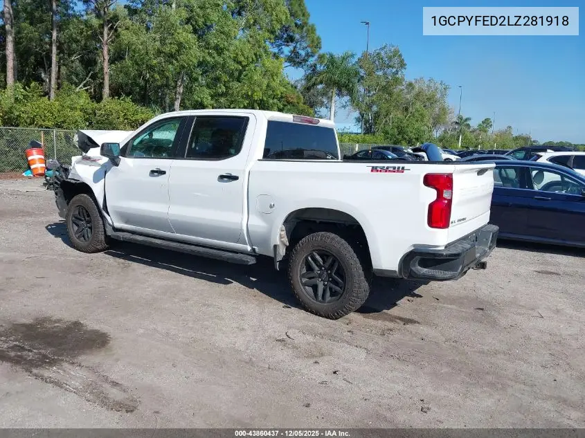 1GCPYFED2LZ281918 2020 Chevrolet Silverado 1500 4Wd Short Bed Lt Trail Boss