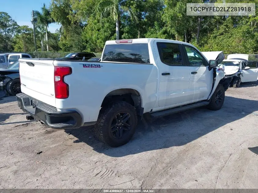 1GCPYFED2LZ281918 2020 Chevrolet Silverado 1500 4Wd Short Bed Lt Trail Boss