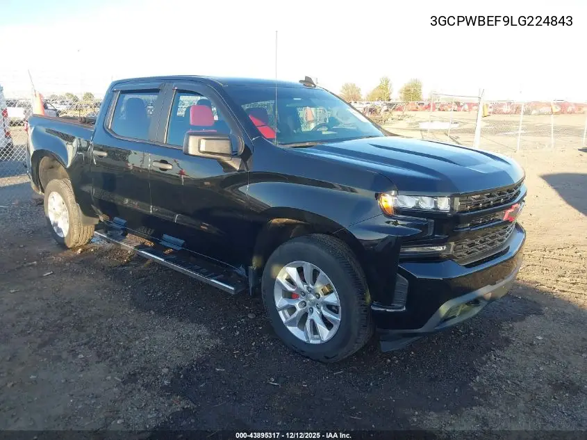 3GCPWBEF9LG224843 2020 Chevrolet Silverado 1500 2Wd Short Bed Custom