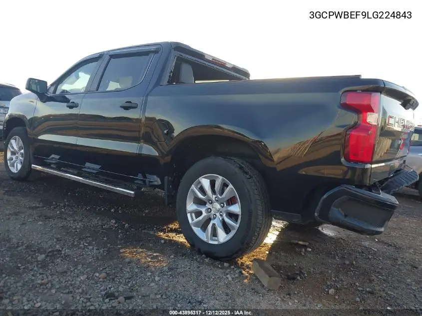 3GCPWBEF9LG224843 2020 Chevrolet Silverado 1500 2Wd Short Bed Custom
