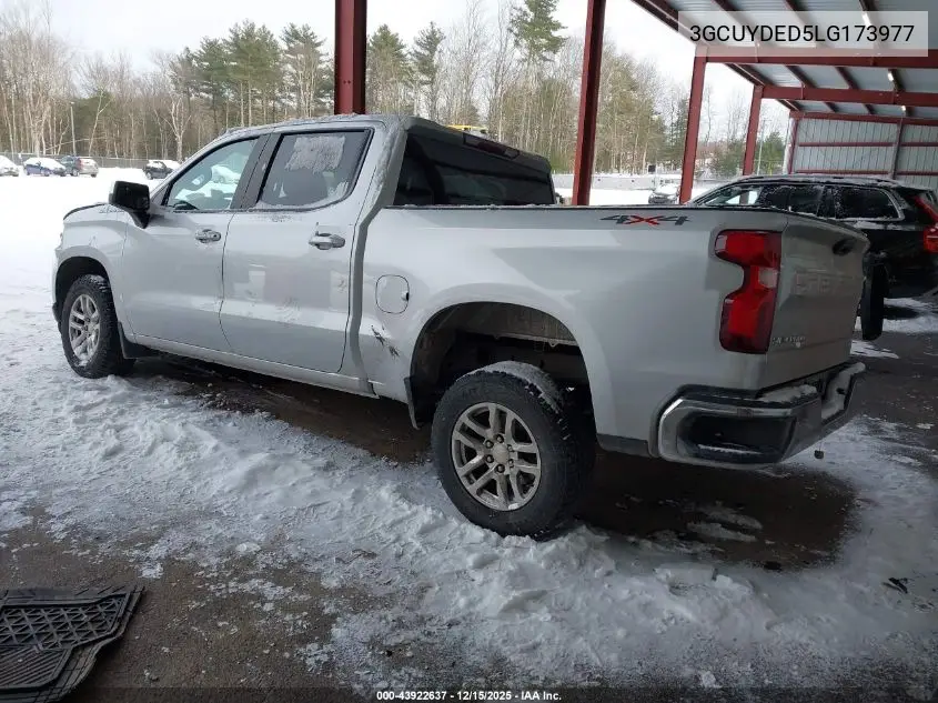 3GCUYDED5LG173977 2020 Chevrolet Silverado 1500 4Wd Short Bed Lt