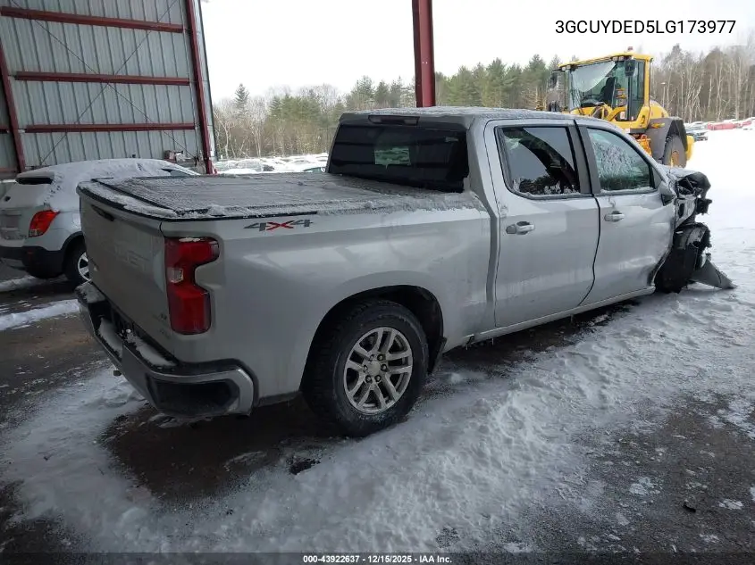 3GCUYDED5LG173977 2020 Chevrolet Silverado 1500 4Wd Short Bed Lt