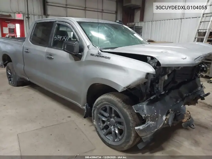 3GCUYDEDXLG104055 2020 Chevrolet Silverado 1500 4Wd Standard Bed Lt