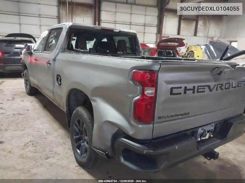 3GCUYDEDXLG104055 2020 Chevrolet Silverado 1500 4Wd Standard Bed Lt
