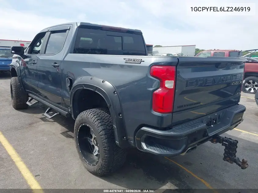 1GCPYFEL6LZ246919 2020 Chevrolet Silverado 1500