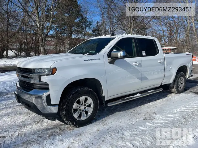 1GCUYDED6MZ293451 2021 Chevrolet 1500 2021 Chevrolet 1500 Lt 4X4 Crew Cab Pickup
