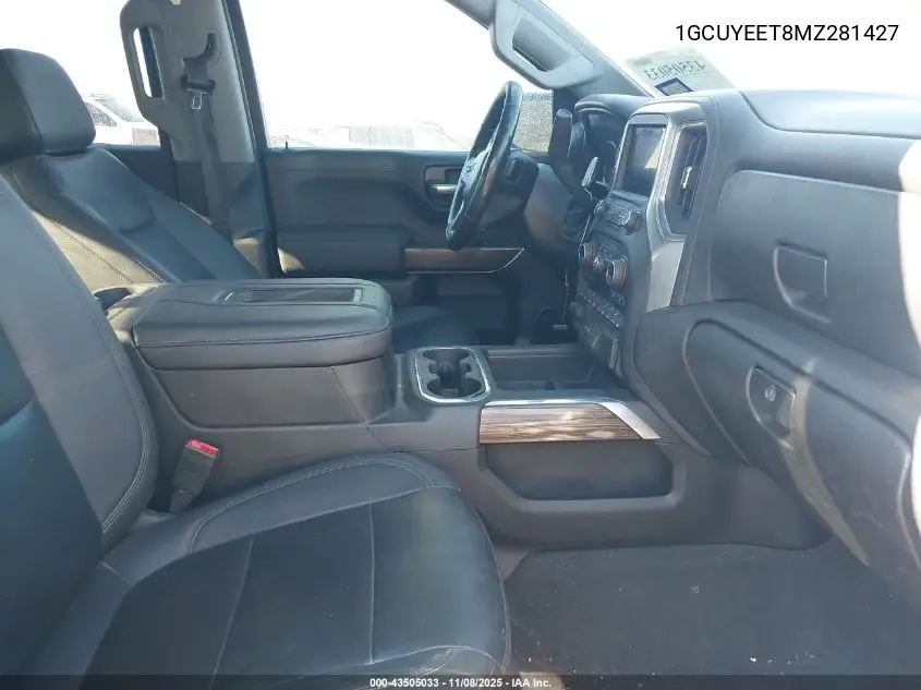1GCUYEET8MZ281427 2021 Chevrolet Silverado 1500 4Wd Short Bed Rst