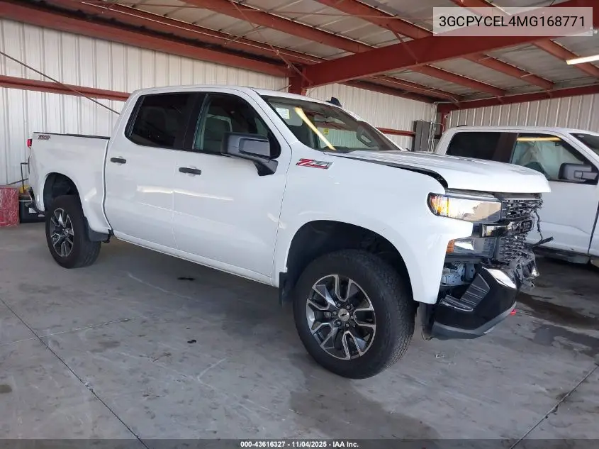 3GCPYCEL4MG168771 2021 Chevrolet Silverado 1500 4Wd Short Bed Custom Trail Boss