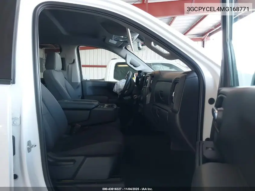 3GCPYCEL4MG168771 2021 Chevrolet Silverado 1500 4Wd Short Bed Custom Trail Boss