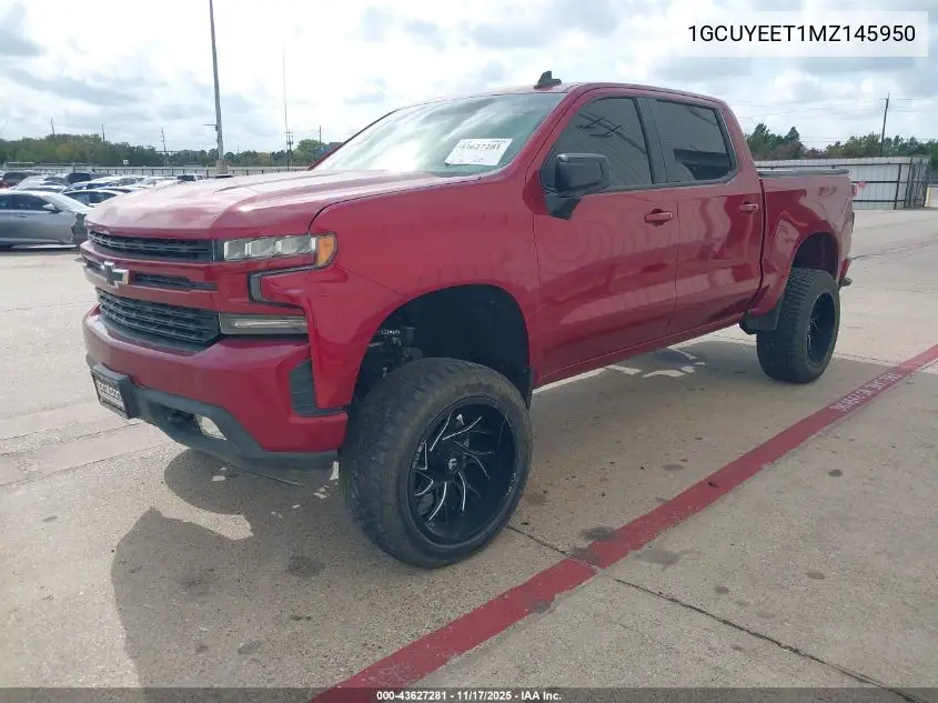1GCUYEET1MZ145950 2021 Chevrolet Silverado 1500 4Wd Short Bed Rst