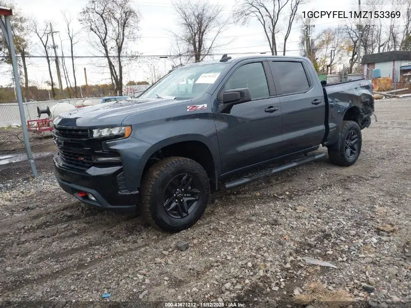 1GCPYFEL1MZ153369 2021 Chevrolet Silverado 1500