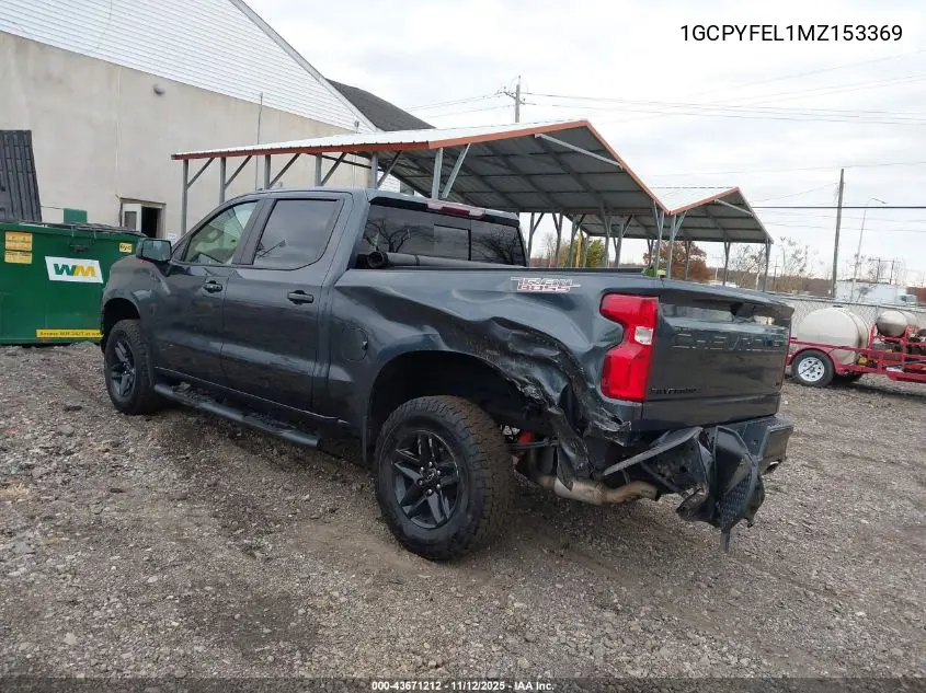 1GCPYFEL1MZ153369 2021 Chevrolet Silverado 1500